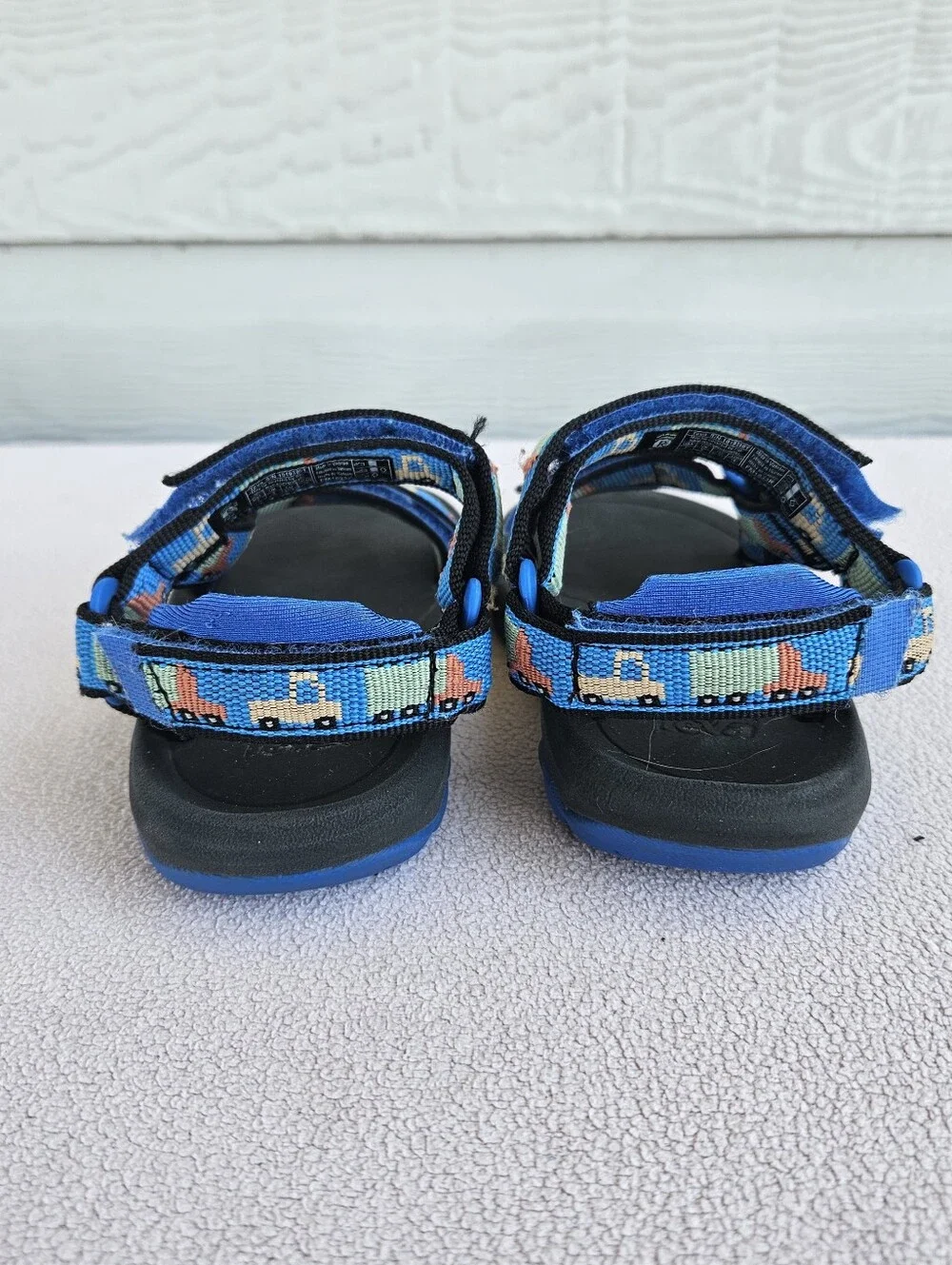 Teva Hurricane XLT 2 Hiking Sport Sandals Toddler SZ 7 Blue Trucks Hook & Loop